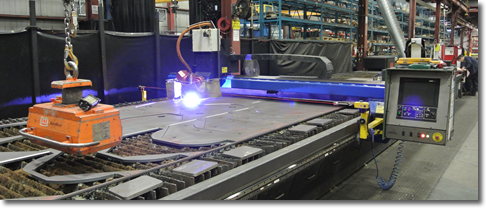 BRANNON STEEL's NEW Cutting Edge Plasma-Bevel Machine